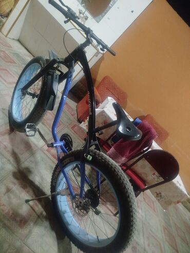 Velosiped ehtiyyat hissələri: Fatbike tipli dağ velosipedi - Korpus: möhkəm polad/alüminium