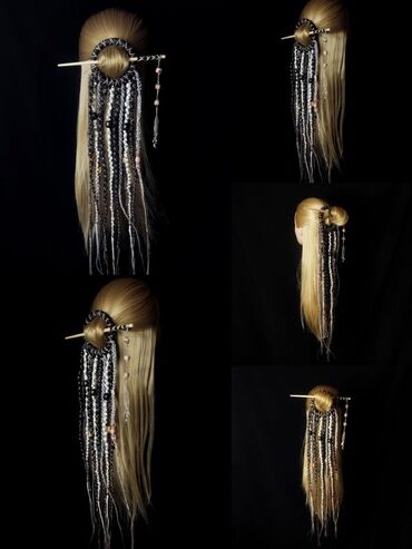 Комнатные растения: Хвосты на заколках, резинках из качественного термоволокна ( можно — 16