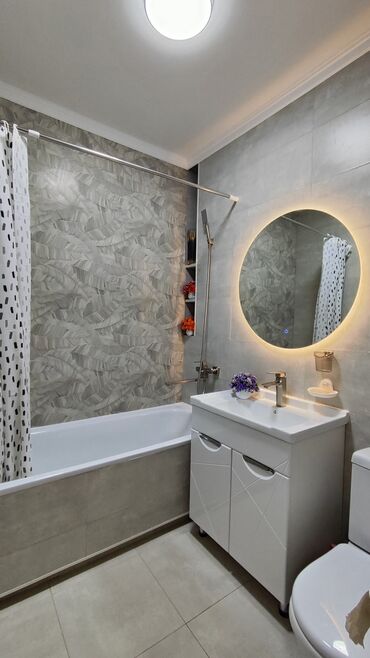 квартира берилет салиева алматинка: 1 комната, 54 м², Элитка, 7 этаж, Евроремонт