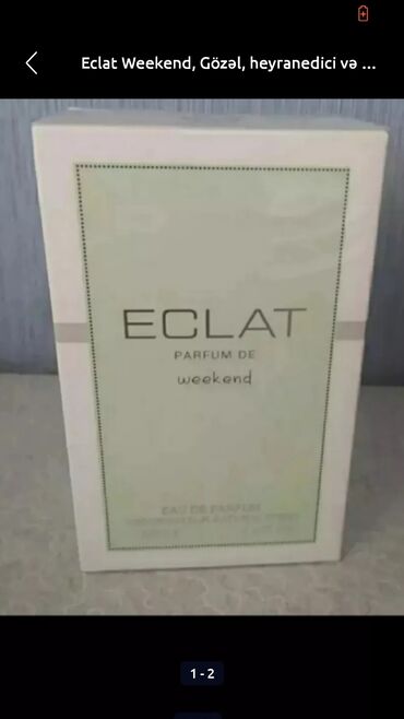 eclat sport oriflame: Eclat təzə 100 ml özünüzə və hədiyyə etməyə çox gözəl seçimdir