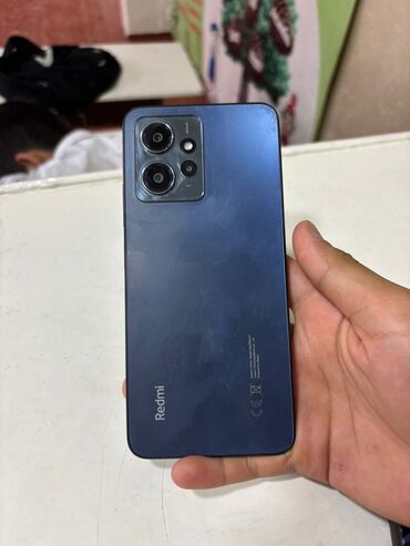 Redmi: Redmi, Redmi Note 12, Б/у, 128 ГБ, цвет - Черный, 2 SIM
