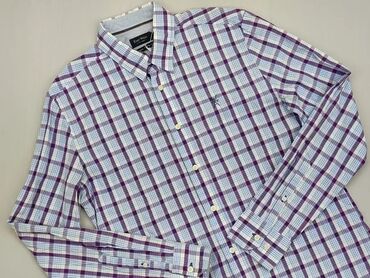 Koszulа, L (EU 40), stan - Bardzo dobry, wzór - Kratka, kolor - Purpurowy