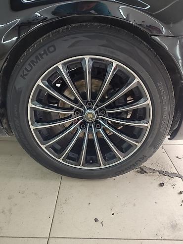 63 автомат: Колеса в сборе 225 / 55 / R 18, Лето, Б/у, Комплект, Легковые, Литые, отверстий - 5 — 1
