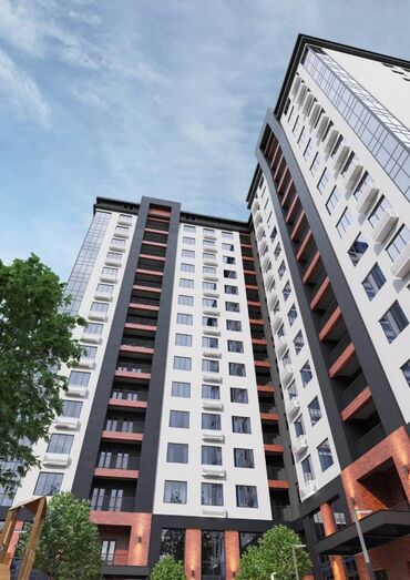 квартира махатма ганди: 2 бөлмө, 63 кв. м, Элитка, 15 кабат, Евроремонт