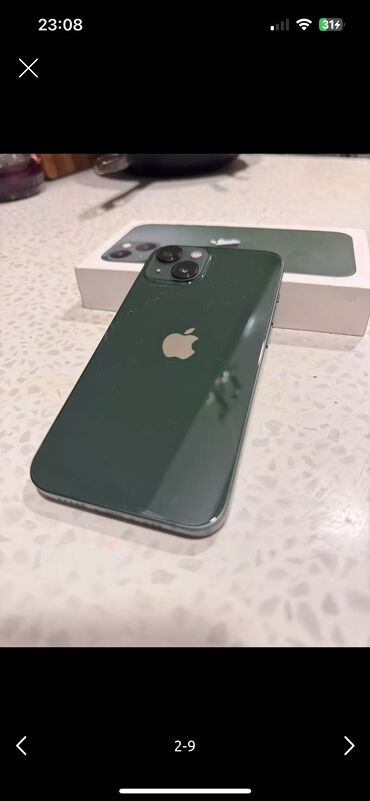 iphone 13 batareya qiymeti: IPhone 13, 128 GB, Yaşıl, Face ID