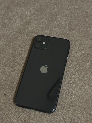 iphone 11 pro max dubai version: IPhone 11, 128 GB, Qara, Face ID, Simsiz şarj