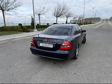 w211 radiator: Mercedes-Benz E-Class sedan (W211) - Kuzov: qara rəng, 4 qapı, yüngül — 7