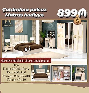 Yataq desti rəng seçimi var
