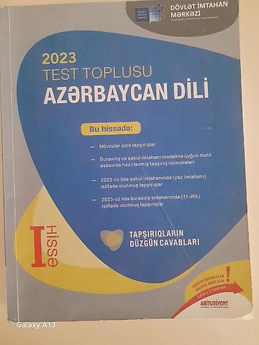 mətn pdf: Azərbaycan dili Testlər 11-ci sinif, DİM, 1-ci hissə, 2023 il — 1