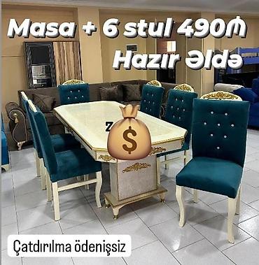 tabletka stullar: Yeni, 6 stul — 1