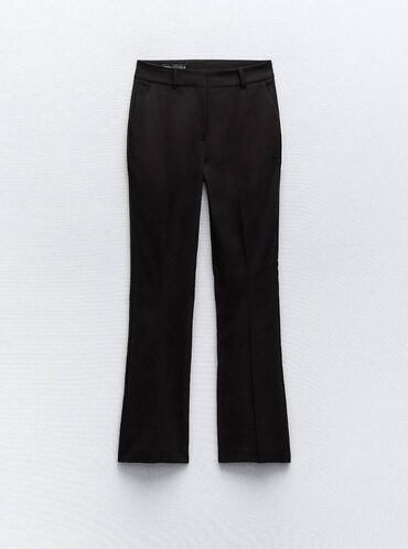 zara geyim: Брюки Zara, XS (EU 34), цвет - Черный