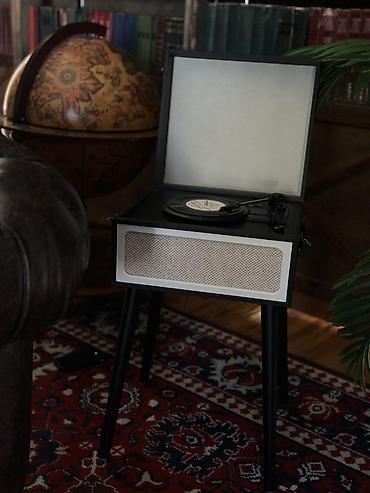 retro gramofon: Vinil patefonlar –masaüstü modellər Məhsul təsviri: - Retro üslublu — 3