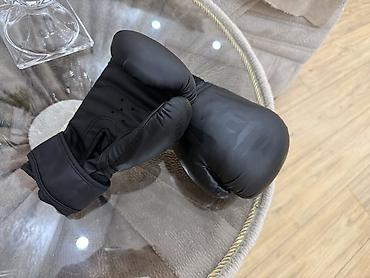 Спортивный инвентарь: Venum boks əlcəkləri – mat qara rəng,6 ölçü — 1