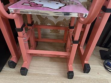 tel masa: Uşaq üçün masa və stul dəsti – Hello Kitty dizaynlı - Rəng: çəhrayı - — 6