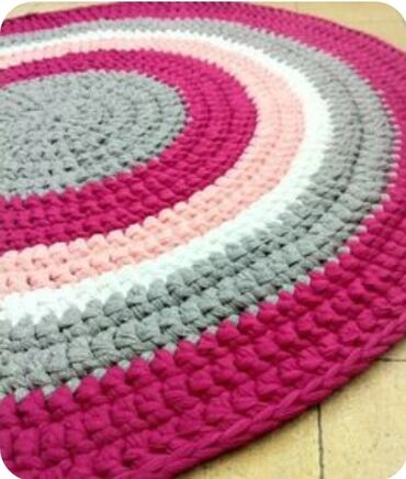 Sifarişlə əl işləri: Toxuma uşag otagna igruşka formada toxuma yastig ve toxunma xalcalar — 9