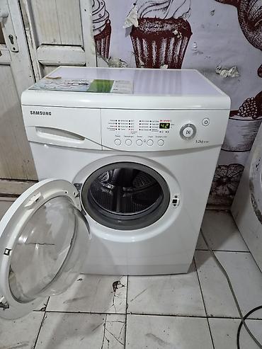 Məişət texnikası: Paltaryuyan maşın Samsung, 6 kq, İşlənmiş, Avtomat, Qurutma var, Pulsuz çatdırılma, Ödənişli çatdırılma — 3