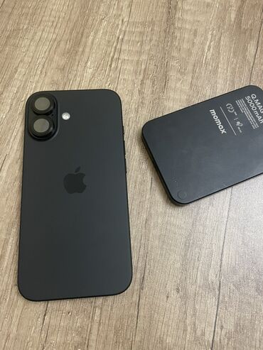 ipone şirvan: IPhone 16, 128 ГБ, Черный, Беспроводная зарядка