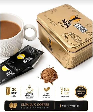 lux coffe: Slim Lux Coffee – Premium qarışıq qəhvə - Dad: Qəhvə və şokolad — 1