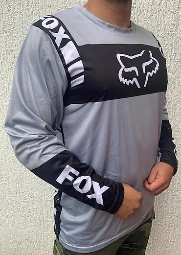 Sportska odeća: FOX dres sa dugim rukavima – sivi/ crni - Sportski dres za vožnju — 6