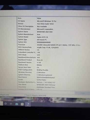 iphone 17 256: İşlənmiş Acer Aspire, 15.6 ", Intel Celeron, 1 TB, Pulsuz çatdırılma — 8