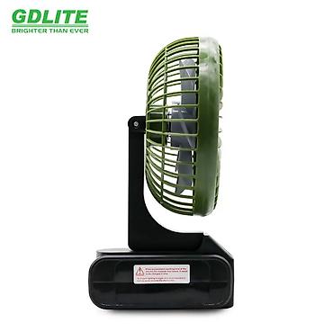 mini usb ventilator: Günəş enerjili masaüstü səyahət sərinkeşi "GD Lite 8081" 4000 mAh . ❄️ — 5