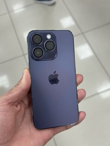 купить виво х100 про: IPhone 14 Pro, Колдонулган, 128 ГБ, Deep Purple, Коргоочу айнек, Заряддоочу түзүлүш, Кабель, 83 %