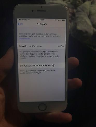 ayfon s: IPhone 6, 32 GB, Gümüşü, Barmaq izi — 3