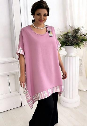 Bluze: Ženska bluzica/pončo „Emi Moda“ – Made in Italy - Kroj: širok, pončo — 18