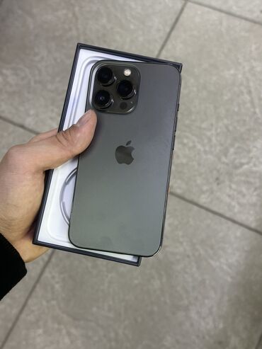 Apple iPhone: IPhone 13 Pro, Б/у, 128 ГБ, Black Titanium, Коробка, 93 %