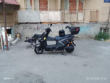 Мопеды, скутеры: Elektrik skuter – KAMIOC (qara rəng) 5000 gedib kredit yoxdu nağd — 4