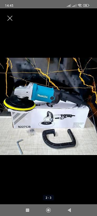 cilalama aparatı: Makita 9227CB cilalama maşını Xüsusiyyətlər: - Model: 9227CB - — 2