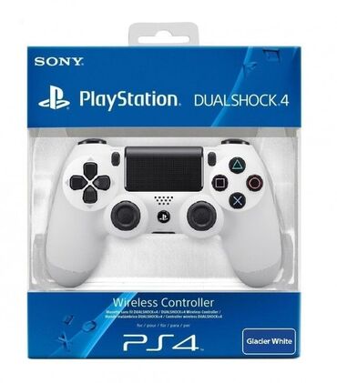 Dualshock4 blue/white Yeni,bağlı qutuda Shooter oyunlarda gecikme
