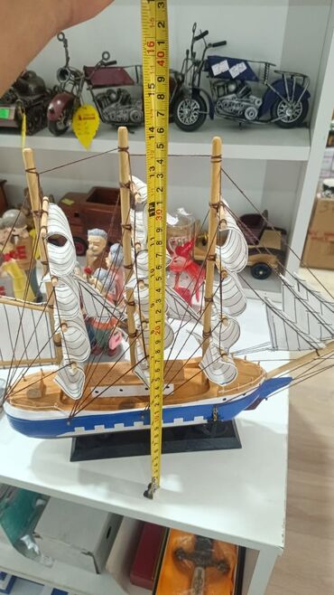 Gəmi modelləri: Gemı suvenırı. Yeni.olculere görə qiymət — 14