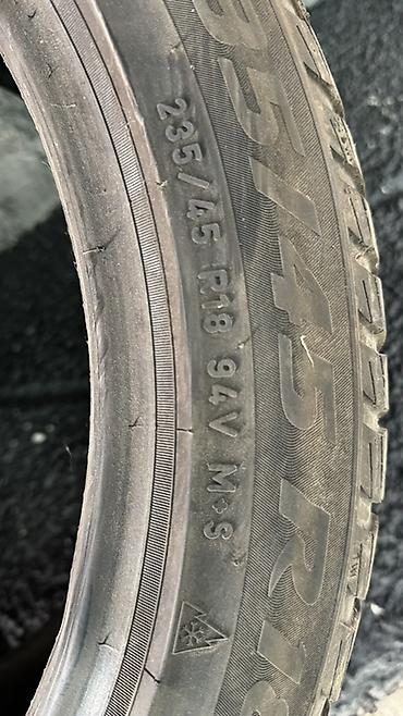 Шины и диски: Зимняя шина 235/45 R18 94V (M+S, 3PMSF) одна штука - Размер: 235/45 — 2
