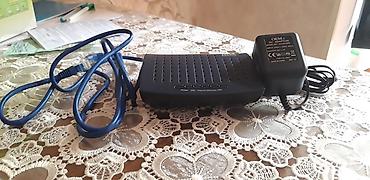 ADSL modem - WLAN kabellə goşulur Wifi deyil.İstifadə olunmayıb