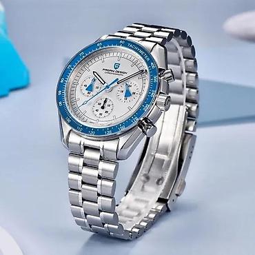Ručni satovi: PAGANI DESIGN PD-1701 -Plava- Omega Speedmaster Moonwatch Potpuno nov — 1