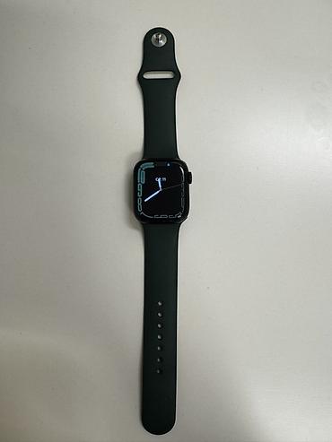 Qol saatları və aksesuarlar: Apple Watch Series 7 – 41 mm (Green Aluminium) 	•	Model: Apple Watch — 4