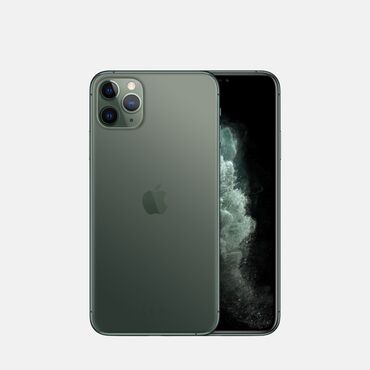 iphone 11 pro ucuz qiymete: IPhone 11 Pro Max, 512 GB, Matte Midnight Green, Face ID