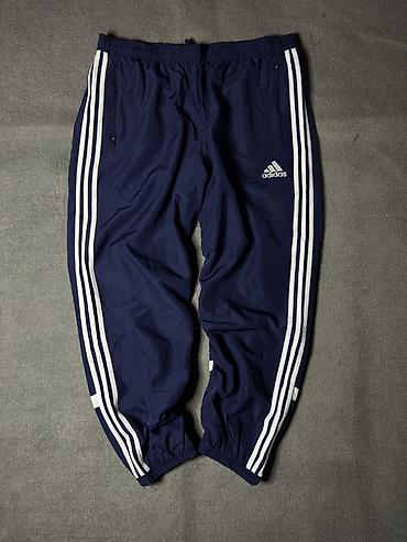 адидас баку: Спортивные Мужские брюки, Adidas, XL, цвет - Синий — 1