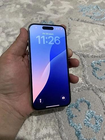 Уюлдук телефондор жана аксессуарлар: IPhone 15 Pro, титановый цвет. - Экран 6.1" Super Retina XDR с — 2
