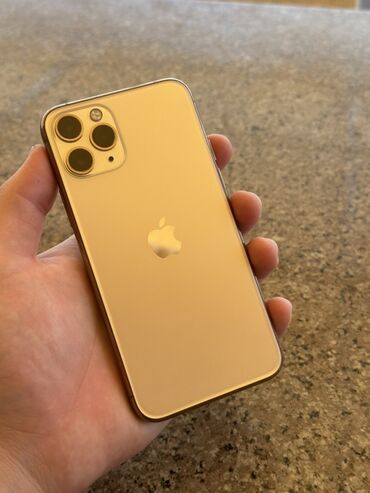 айфон 11 про бишкек цена: IPhone 11 Pro, Колдонулган, 256 ГБ, Алтын, Коргоочу айнек, Каптама, Кабель, 83 %