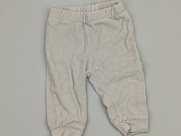 spodnie dresowe rozowe: Spodnie dresowe, 9-12 m, stan - Dobry