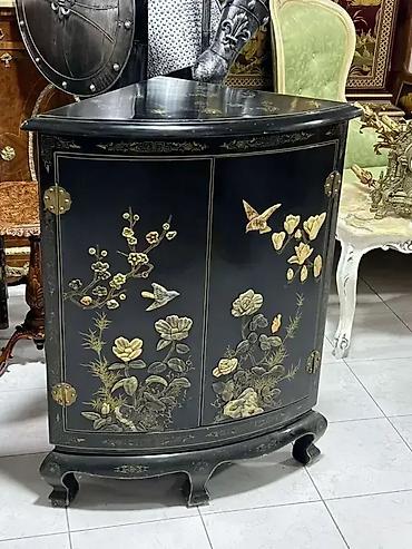thonet stolice prodajem: Stilske ugaone komode (2 komada) - Stara Kina - RUČNI RAD 🪑✨ Dobro — 6