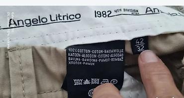 komplet odece: Muške cargo pantalone Angelo Litrico – bež - Materijal: 100% pamuk — 2