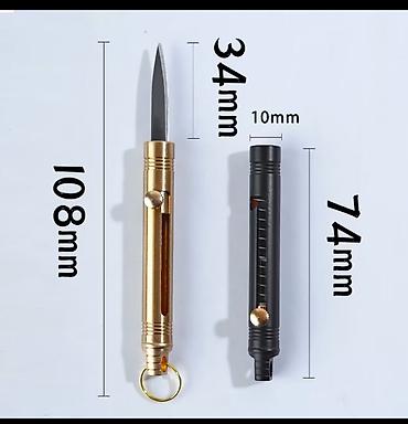 маленький рюкзак: Мини-нож-брелок EDC, выдвижной Описание: - Компактный выдвижной нож в — 3