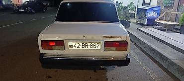 VAZ (LADA): VAZ 2107 sedan – ağ rəng, 4 qapı, arxa ötürücülü klassik model — 6