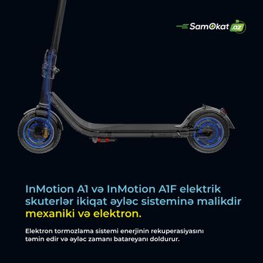 Elektrikli samokatlar: Elektrik samokat Inmotion A1F (L5S) scooter skuter 🛴 Gördüyünüz ən — 7