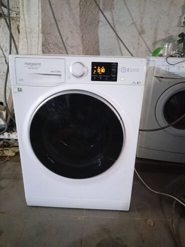 помпа на стиральную машину: Стиральная машина Hotpoint Ariston, Б/у, Автомат, До 7 кг, Полноразмерная