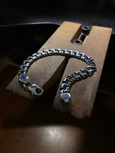 Серебряные цепочки: Цепь Серебро Плетение Рамзес 132 грамма 55 см Ручная работа Серебро — 21