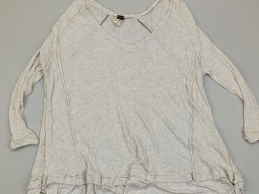 szara bluzki z długim rekawem: Blouse, M (EU 38), condition - Good